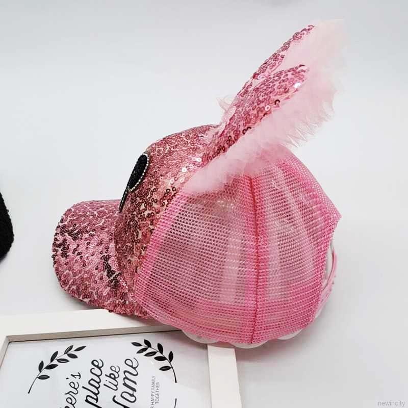 Mũ lưỡi trai tai thỏ xinh xắn theo phong cách Hàn Quốc dành cho nữ