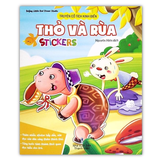 Sách - Truyện cổ tích kinh điển : Thỏ và Rùa stickers