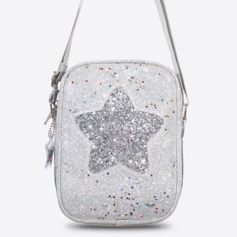 Túi đeo chéo CLEVER HIPPO SPARKLE Bạc