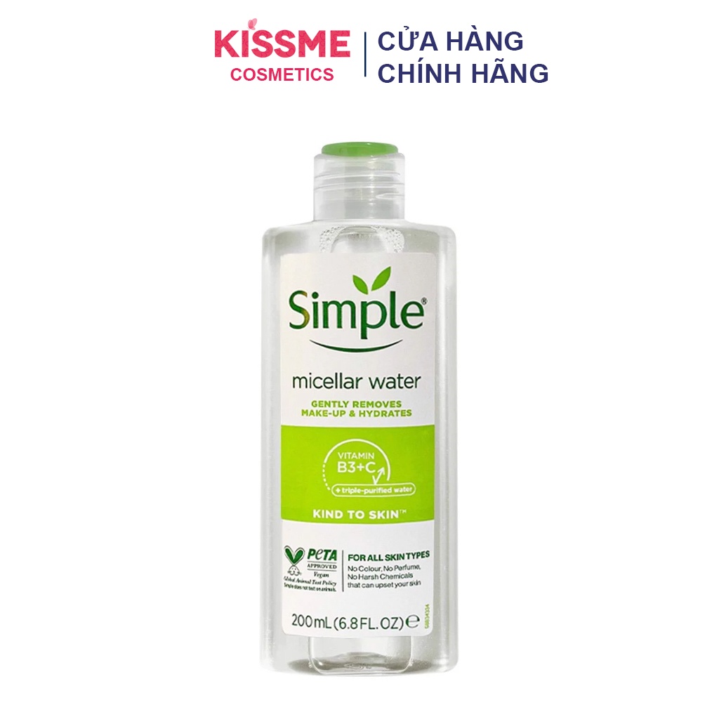 Nước Tẩy Trang Simple Micellar Cleaning Water