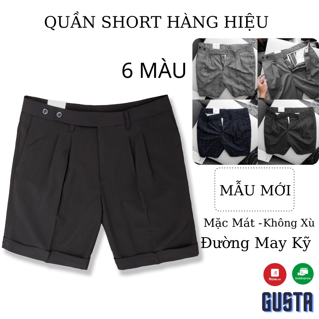 Quần Short Âu Nam Cao Câp Hàn Quốc,Quần Short Đùi Vải Nam Lửng Co Giãn Thoáng Mát - QSA04 - GUSTA