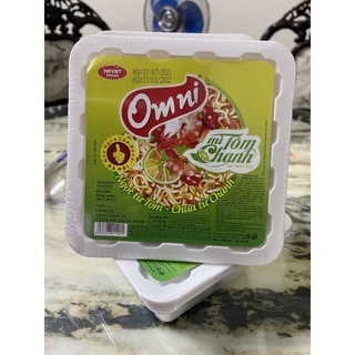 Mì tôm chanh Omni (ly 65g, hộp 75g, gói 65g)