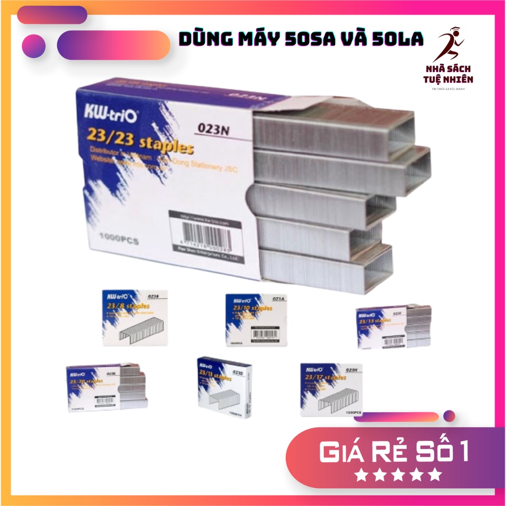 Kim bấm giấy cho máy 50SA và 50LA 23/8 23/10 23/13 23/15 23/17 23/20 23/23 ghim bấm giấy số lớn đinh gim đóng tập