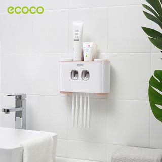 Bộ nhả kem đánh răng tự động Ecoco kèm 4 cốc