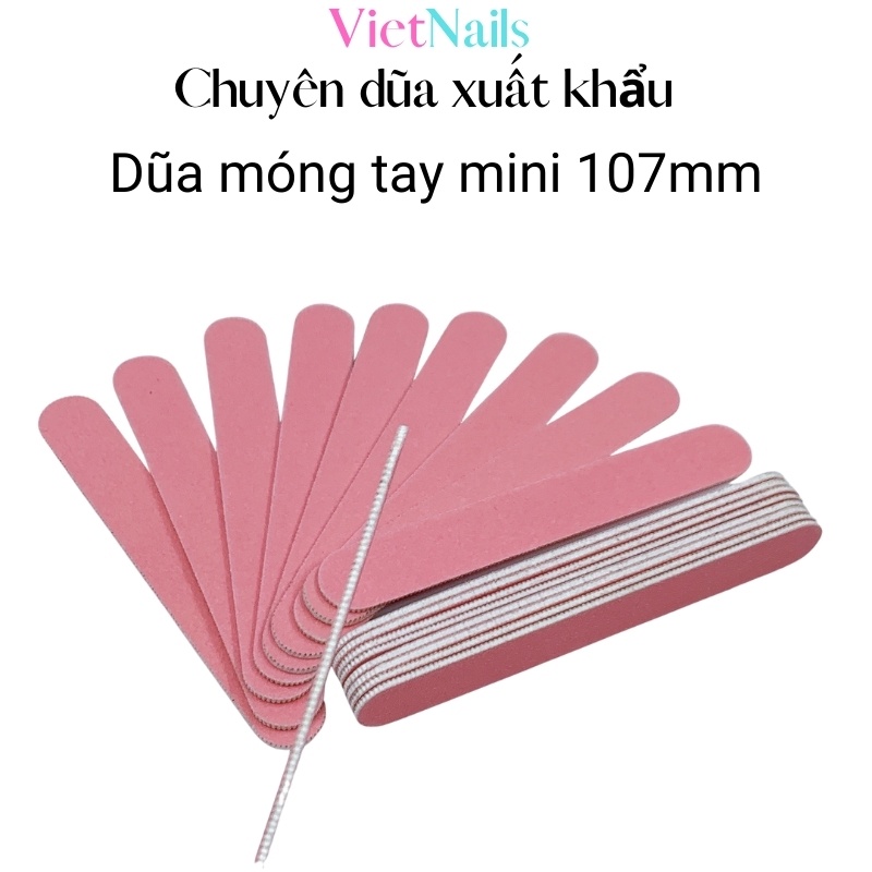 Dũa Móng Tay Nhám Cho Móng Tự Nhiên, Dũa Đánh Bóng Móng Mini Màu Hồng Xanh Nhỏ Gọn Tiện Lợi Cho Chị Em Phụ Nữ