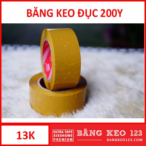 [200Y/1 Cuộn] Băng Keo 123 Màu Đục Ultra Tape Xixo Home loại 200 Yard