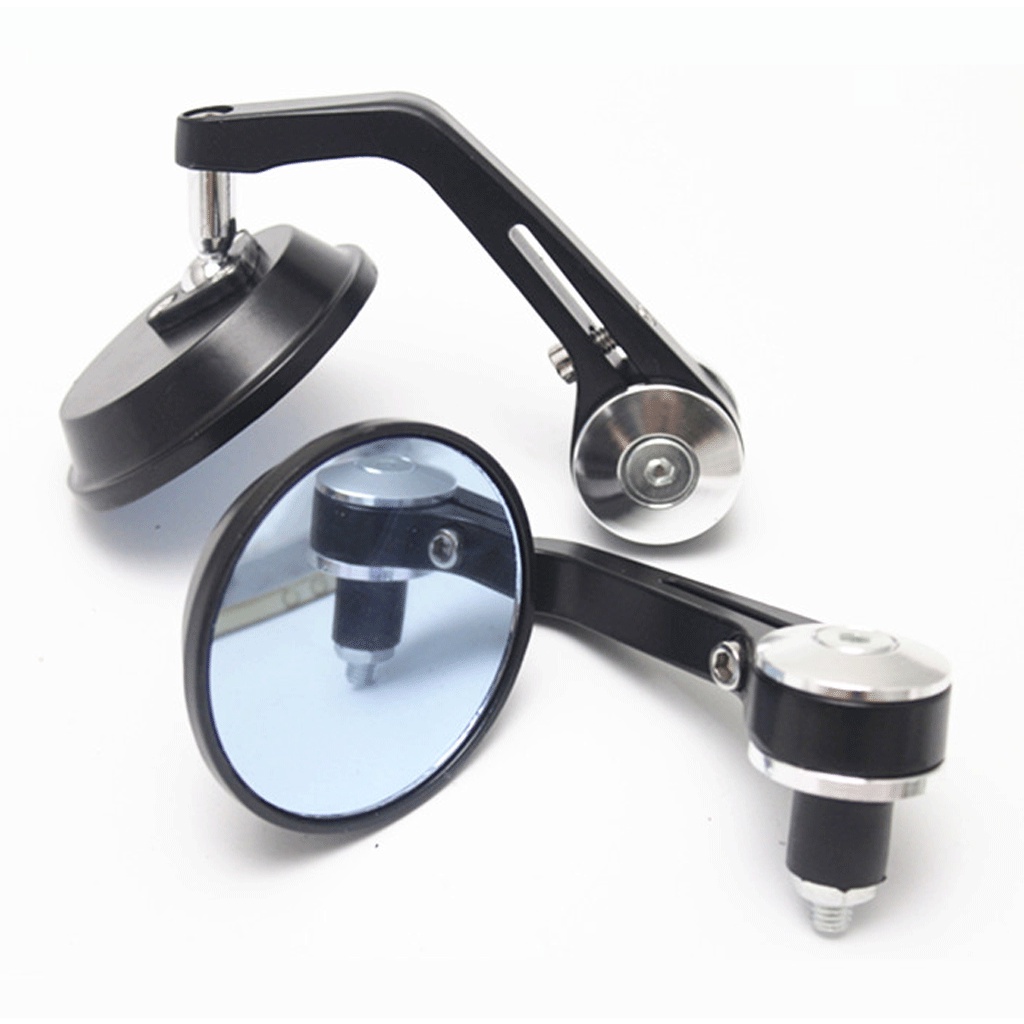 Gương tròn độ gù ghi đông 22mm chống chối
