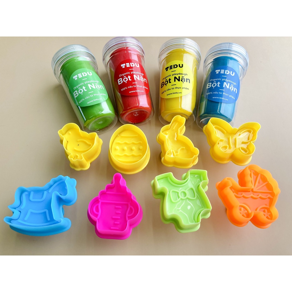 Combo bột nặn đất nặn Tedu quà tặng 199-12