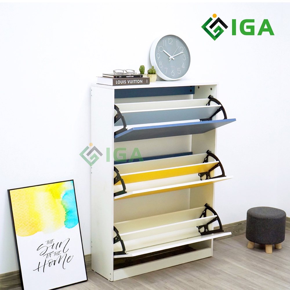 Tủ giày gỗ MDF thiết kế để được với mọi loại giày sang trọng và đẳng cấp.GP20