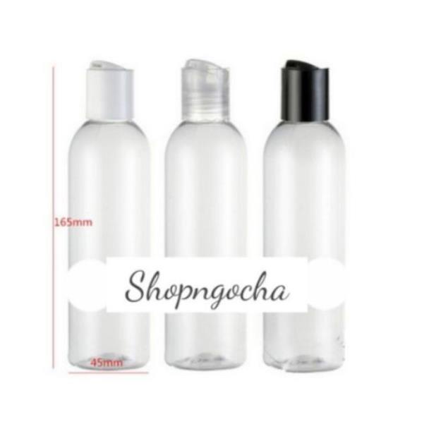 [RẺ VÔ ĐỊCH] [Combo 10sp] Chai Chiết Mĩ Phẩm ❤ Chai nhựa pet nắp nhấn 150ml,200ml,250ml chiết mỹ phẩm , phụ kiện du lịch