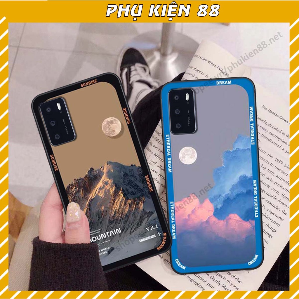 Ốp Oppo A16 hình vũ trụ, mountain, cloud phong cách cá tính