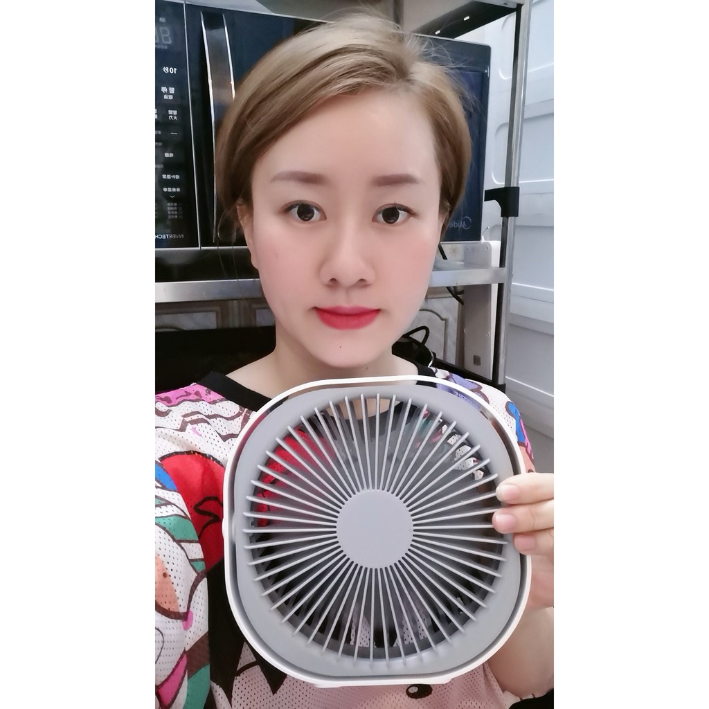 (Rẻ nhất sàn) Quạt tích điện mini cao cấp không dây cổng USB | BigBuy360 - bigbuy360.vn