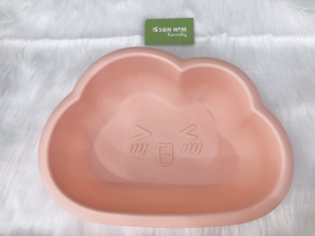 Chậu rửa mặt cho bé hình đám mây, thau nhựa rửa mặt vệ sinh cho trẻ sơ sinh