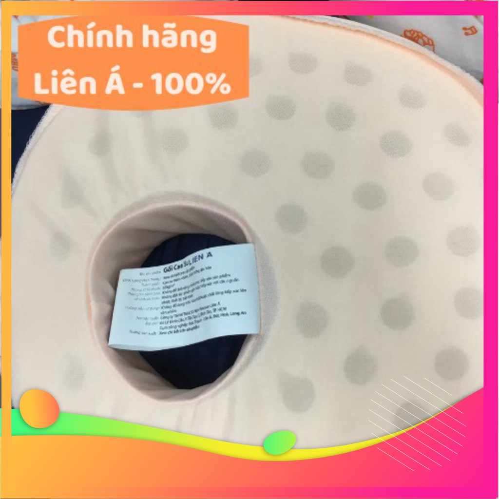 [LOẠI TỐT] Gối cao su em bé Liên Á Round - CHỐNG MÉO, CỐ ĐỊNH ĐẦU CHO BÉ