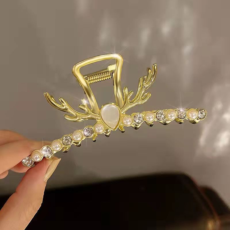 Kẹp tóc kim loại kiểu dáng sang chảnh - UniLabel