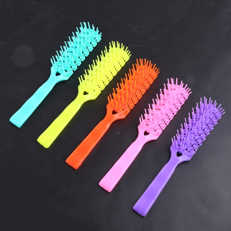 Lược Chải Tóc Ướt / Khô Dạng Cong Tiện Dụng