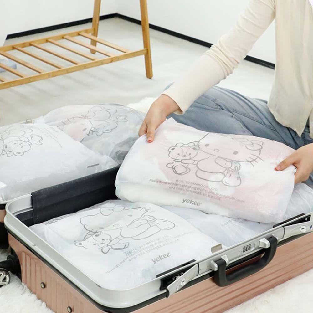 Túi Đựng Rác Dày Dặn Họa Tiết Mèo Kitty Dễ Thương Cho Nhà Bếp