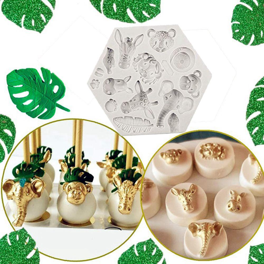 AUGUSTINA Khuôn Làm Bánh Hình Động Vật Hoạt Hình 3D