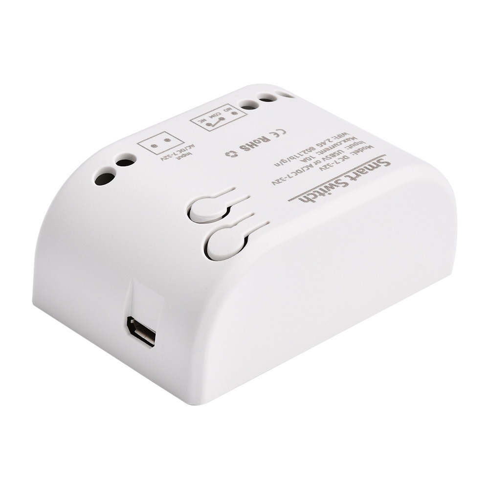 DIYMORE Mô-đun Công Tắc Rơ Le Tự Động WiFi DC 7-32V 2200W 10A 5V USB