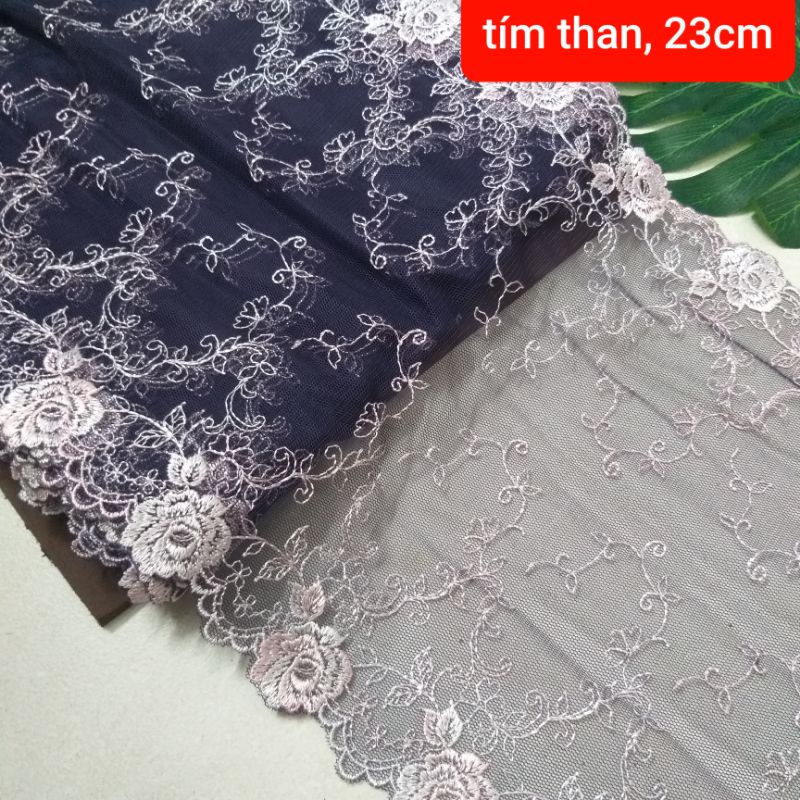 Ren thêu chân 2 biên , size từ 13cm đến 26cm