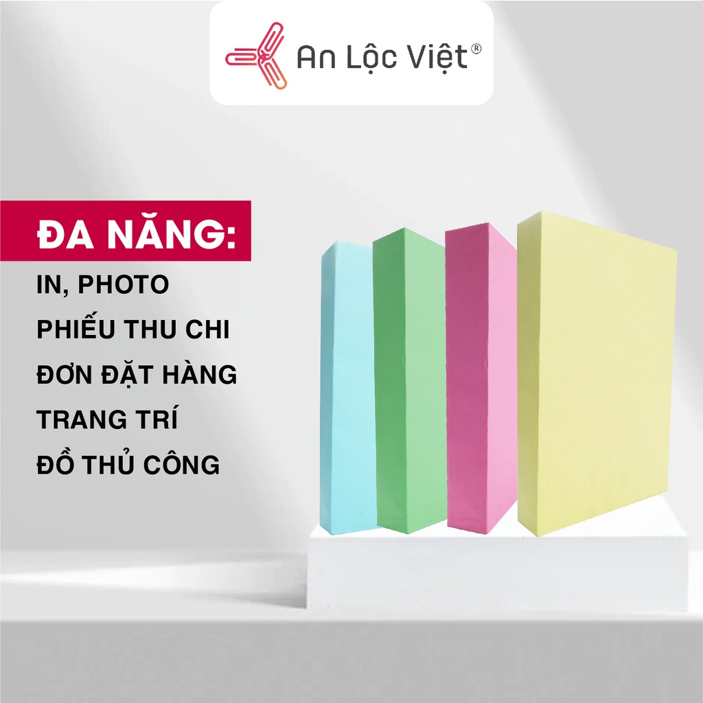 Giấy A4 Thái Lan màu 70 gsm - 80 gsm (400 tờ)