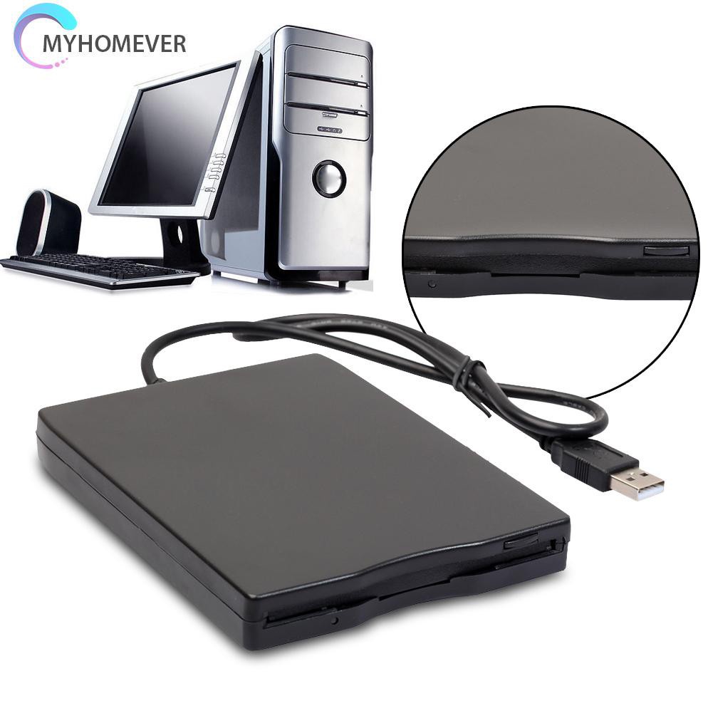 myhomever 1.44Mb 3.5&quot; USB External Portable Floppy Disk Drive Diskette FDD for Laptop