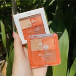 Phấn mắt Neecara Mini màu mắt 4 ô - Thái Lan