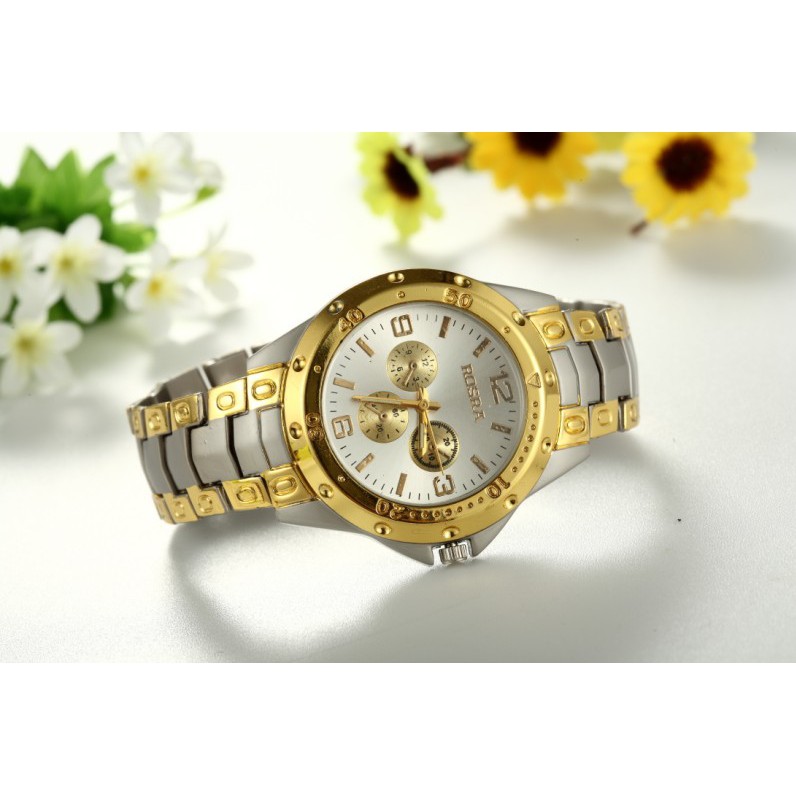 Đồng Hồ quartz Dây Thép Sang Trọng Cho Nam Nữ