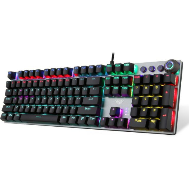 Bàn phím cơ Aula F2058 Fullbox - Blue Switch phiên bản Tarantula với Rainbow Backlight