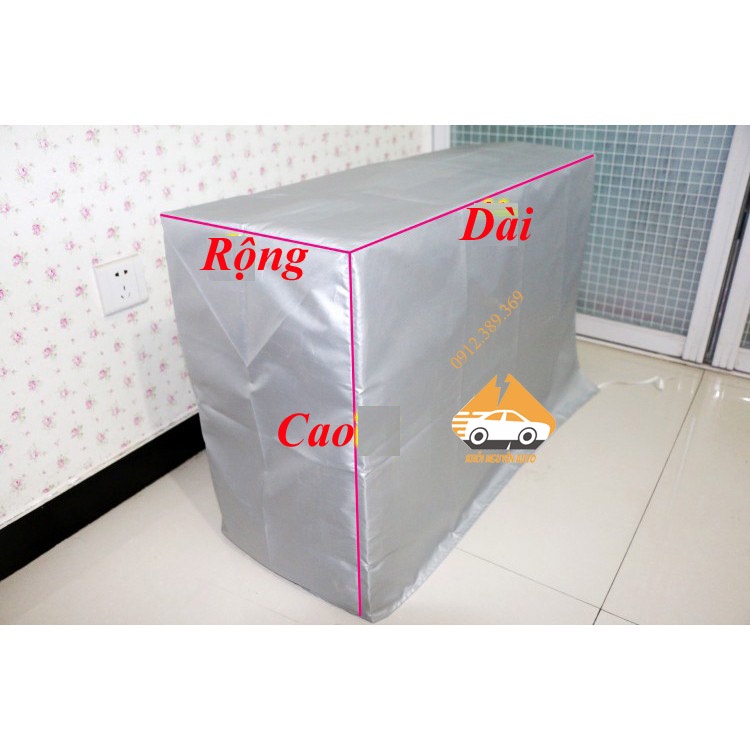 Bạt Phủ Dàn Nóng Điều Hòa Chống Mưa Nắng Bụi Bảo Vệ Hiệu Quả