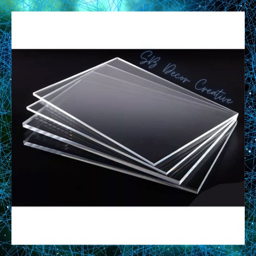 Mica trong suốt, 30cm x 40cm, Hàng cao cấp