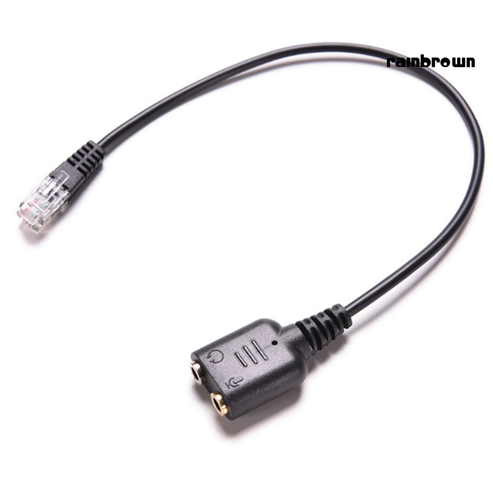 Cáp Chuyển Đổi Âm Thanh Từ Jack 3.5mm Sang Rj9 Cho Pc