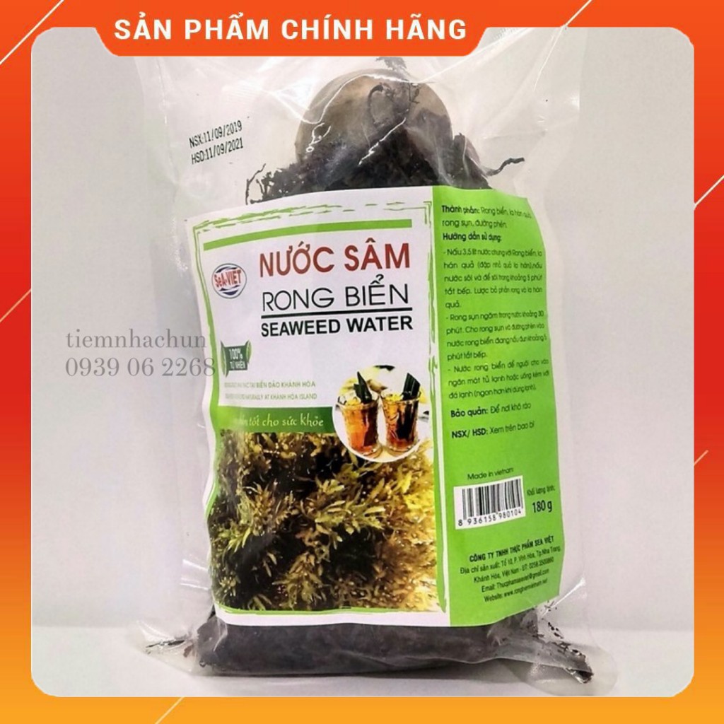 Nước Sâm Rong Biển Sea Việt 180g - Rong Khô, Sạch, Siêu Thơmmmm