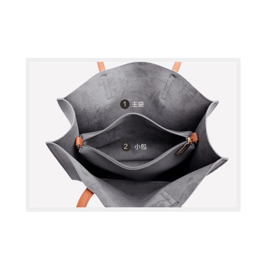 Túi xách công sở DORIA DORE thời trang trẻ trung 2in1 size lớn đựng vừa A4 | BigBuy360 - bigbuy360.vn