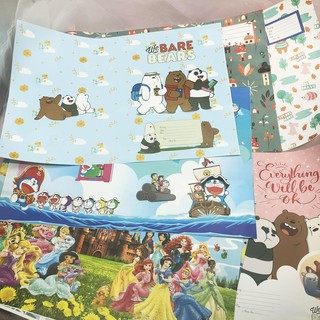 20 Tờ Giấy Bọc Vở Quang Huy Bằng Giấy Nhiều Mẫu Siêu Xinh, Bọc Vở Học Sinh, Bọc Sách Giáo Khoa