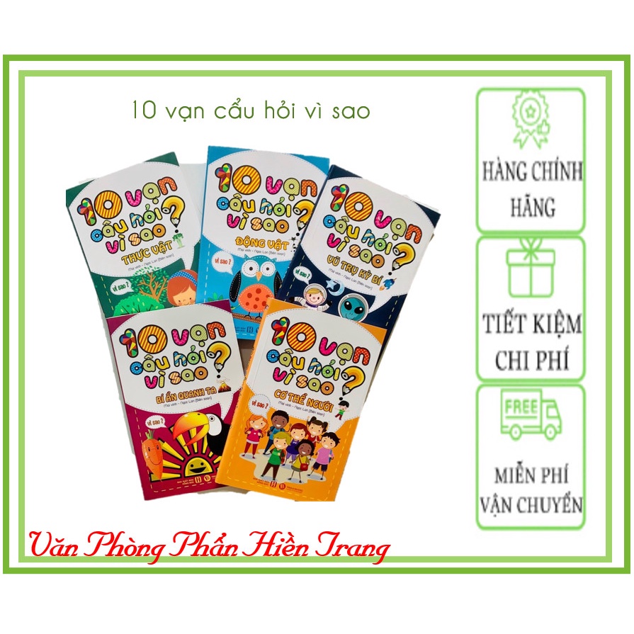 combo Bộ 10 vạn câu hỏi vì sao ( gồm 5q)