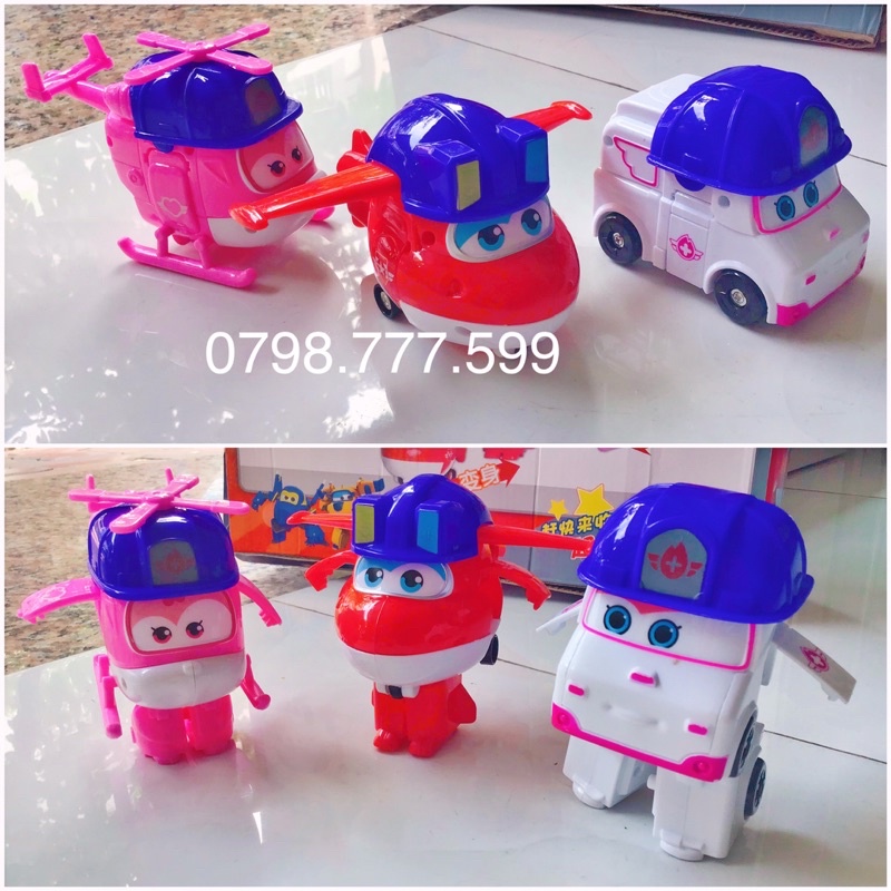 Bộ đồ chơi đội bay siêu đẳng Super Wings