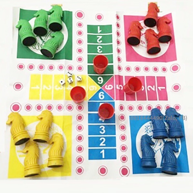 Bộ đồ chơi cờ cá ngựa bàn giấy