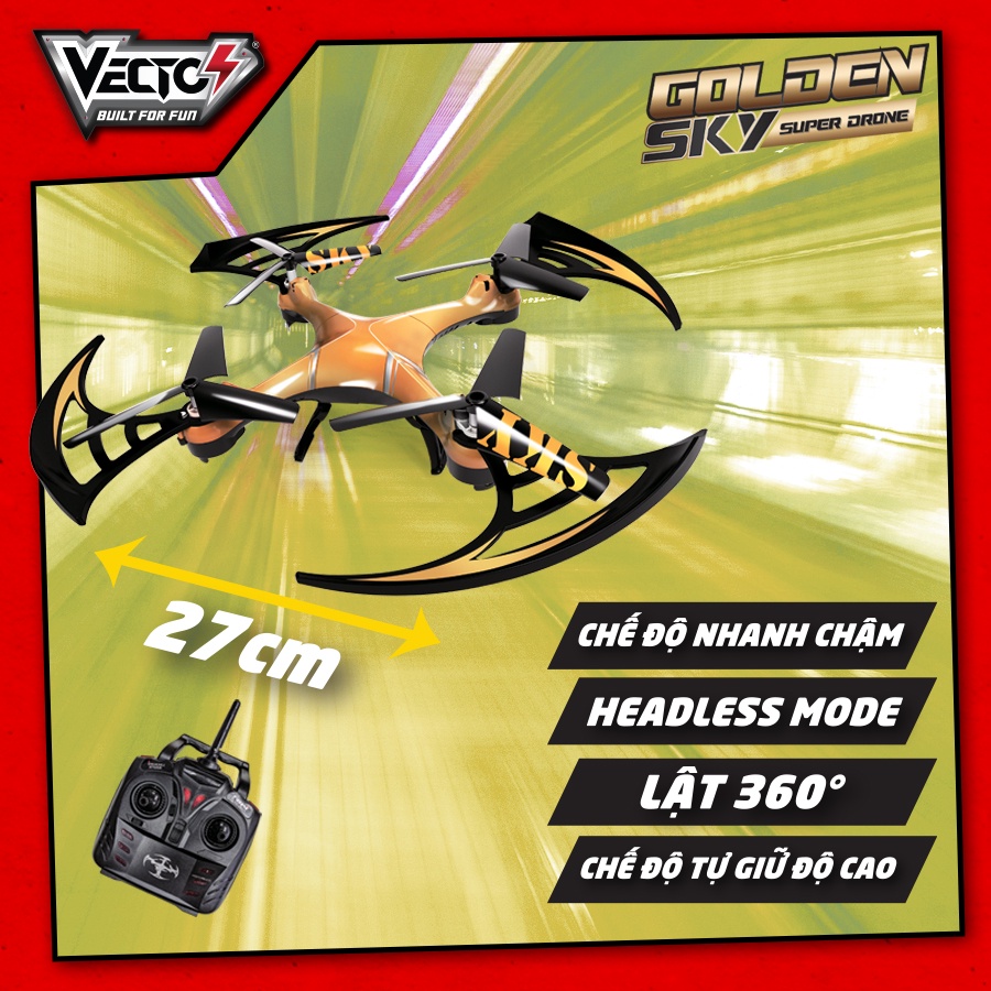 Đồ Chơi VECTO Siêu Drone Chiến Binh Bầu Trời VTA26