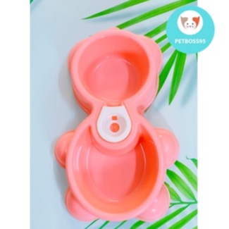 BÁT ĂN ĐÔI HÌNH GẤU ,CẤP NƯỚC TỰ ĐỘNG CHO THÚ CƯNG (ko kèm bình)
