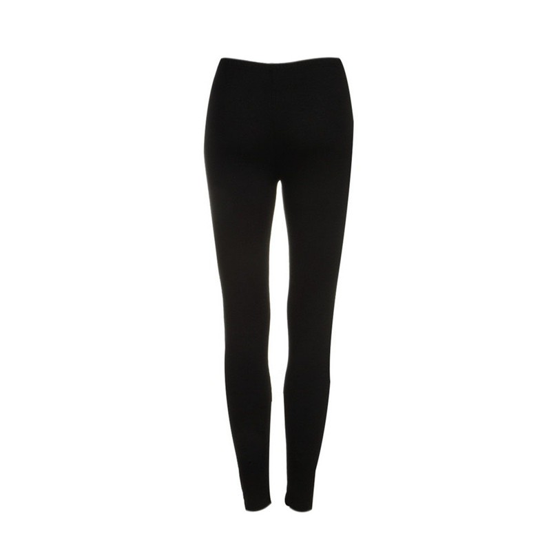 Quần Legging Đen Kẻ Sọc Phong Cách Gothic Quyến Rũ Cho Nữ