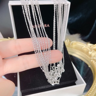 Dây chuyền xoắn dát vàng trắng