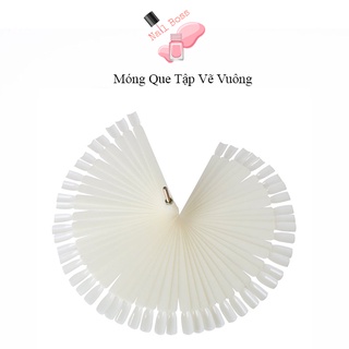 Móng que tập vẽ vuông sơn trưng bày mẫu khách-NAIL BOSS