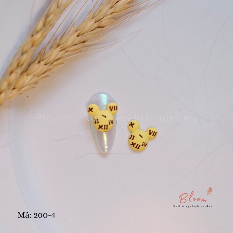 Charm mickey gắn móng tay, nail (set 2 charm)