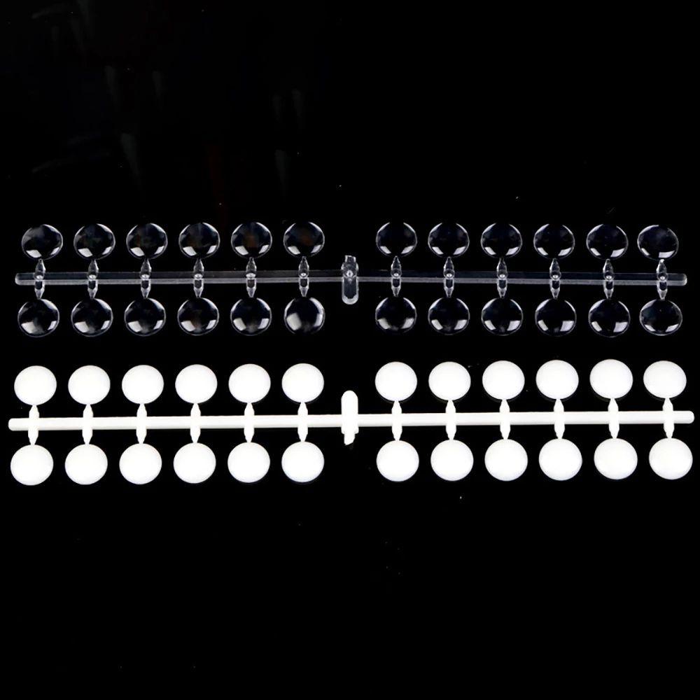 MOCHO Set 120 Miếng Dán Móng Tay Giả Mặt Phẳng Nhiều Màu Sắc Dùng Để Luyện Tập Làm Móng Nghệ Thuật