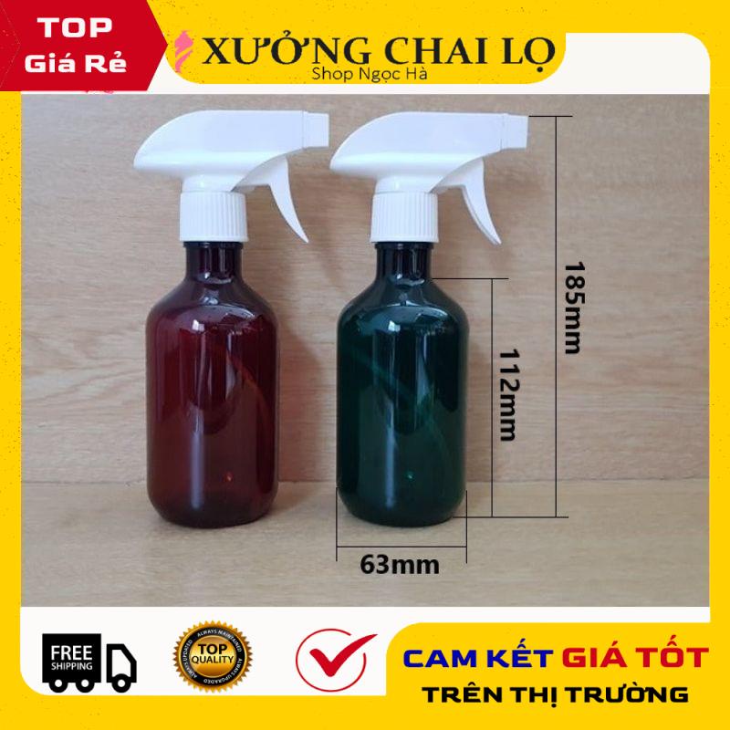 Chai Xịt Phun Sương ❤ GIÁ RẺ NHẤT ❤ [300ml] Chai nhựa pet Vòi Xịt Kính rỗng chiết dung dịch , phụ kiện du lịch