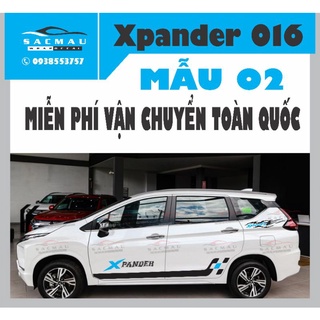 Tem dán ô tô xpander  016 (MIỄN PHÍ VẬN CHUYỂN TOÀN QUỐC)