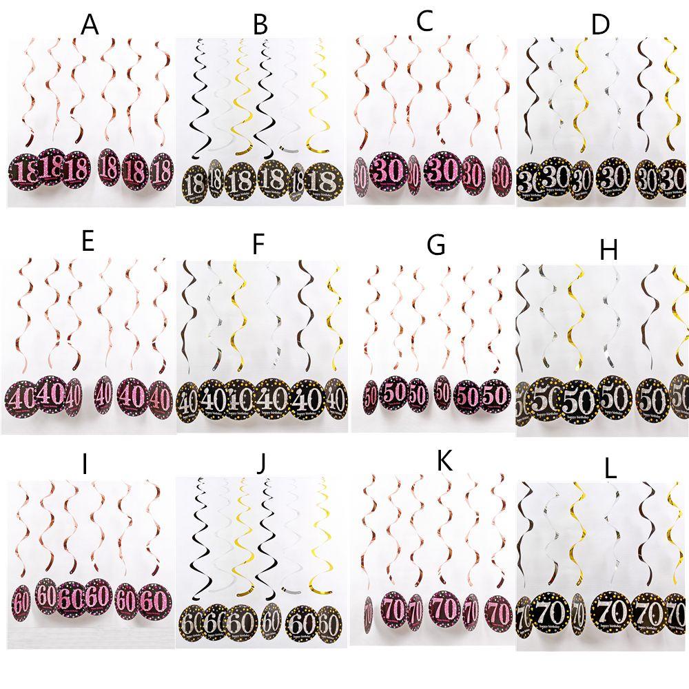 CONOPERY Băng Rôn PVC Màu Sắc Ánh Kim Dùng Trang Trí Tiệc Sinh Nhật / Đám Cưới