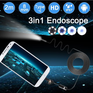 Camera 3in1 Endoscope 5.5mm dài 1m