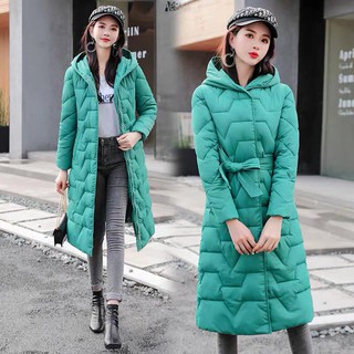 [Hàng có sẵn] Áo phao dáng dài